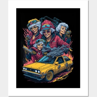 Golden Girls - Dmc Delorean Posters and Art